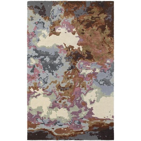 Oriental Weavers Galaxy 21905 5x8 Rectangle - Blue/ Brown-Wool and Viscose G21905152244ST
